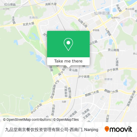 九品堂南京餐饮投资管理有限公司-西南门 map