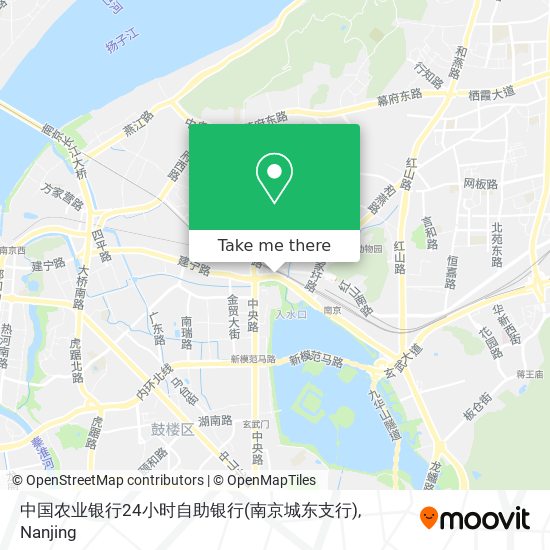 中国农业银行24小时自助银行(南京城东支行) map