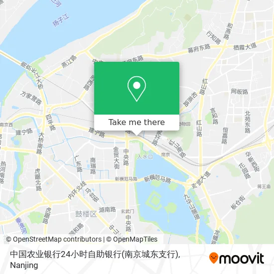 中国农业银行24小时自助银行(南京城东支行) map
