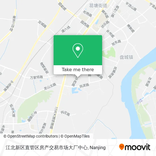 江北新区直管区房产交易市场大厂中心 map