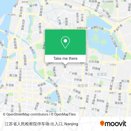 江苏省人民检察院停车场-出入口 map