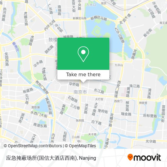 应急掩蔽场所(国信大酒店西南) map