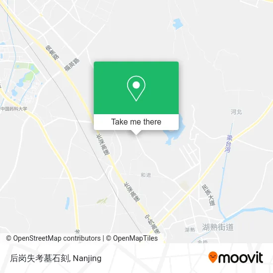 后岗失考墓石刻 map
