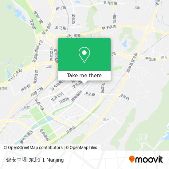 锦安中垠-东北门 map