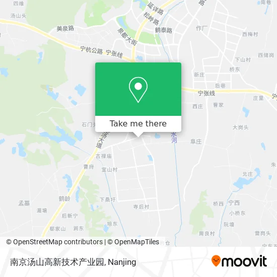 南京汤山高新技术产业园 map