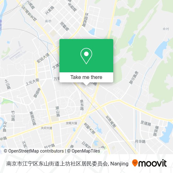 南京市江宁区东山街道上坊社区居民委员会 map