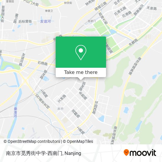 南京市觅秀街中学-西南门 map