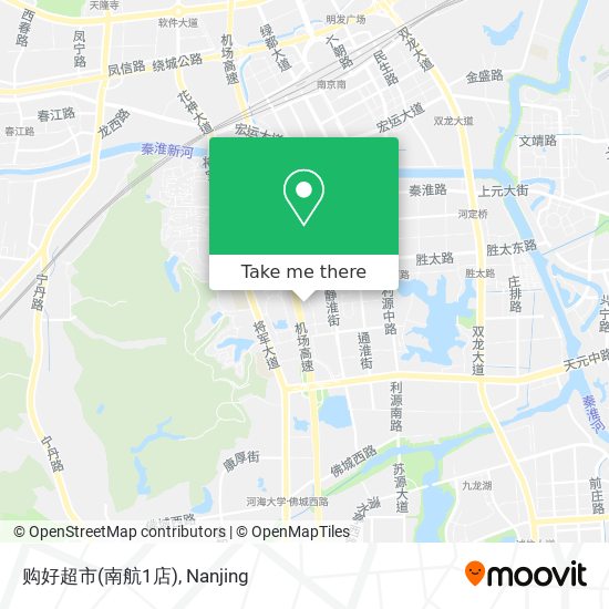 购好超市(南航1店) map