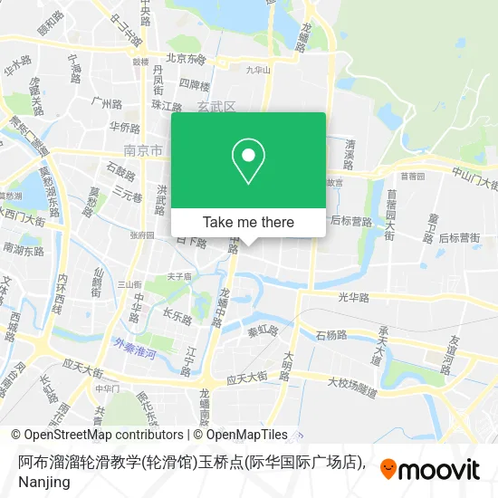 阿布溜溜轮滑教学(轮滑馆)玉桥点(际华国际广场店) map