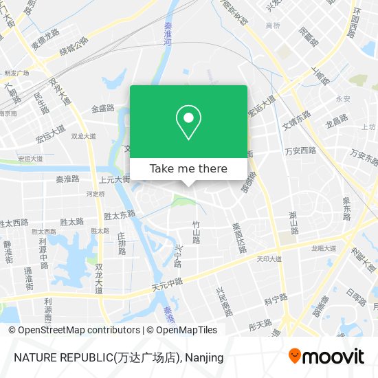 NATURE REPUBLIC(万达广场店) map