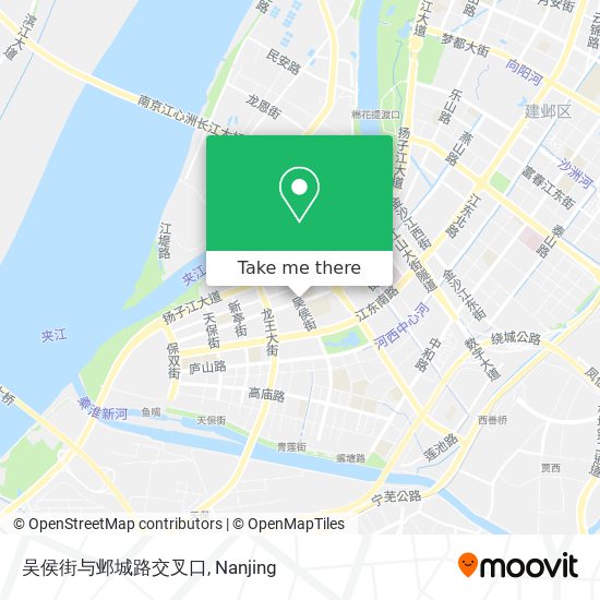 吴侯街与邺城路交叉口 map