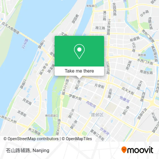 苍山路辅路 map