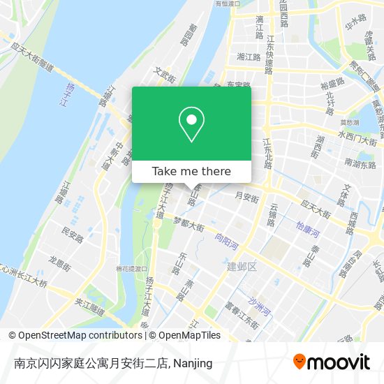 南京闪闪家庭公寓月安街二店 map