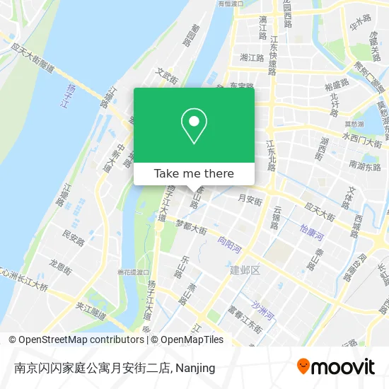 南京闪闪家庭公寓月安街二店 map