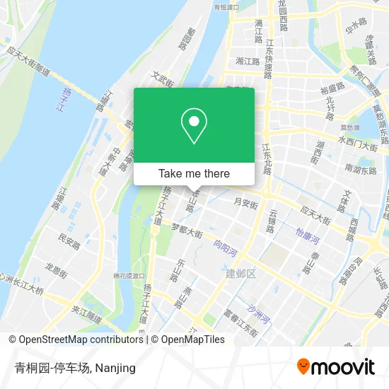 青桐园-停车场 map