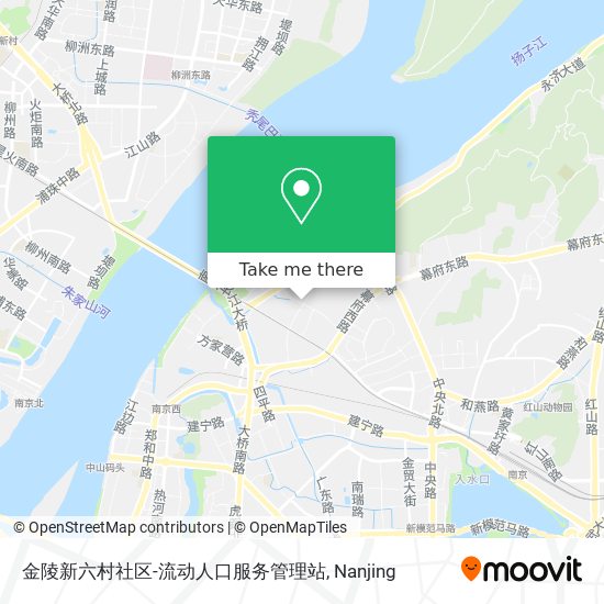 金陵新六村社区-流动人口服务管理站 map