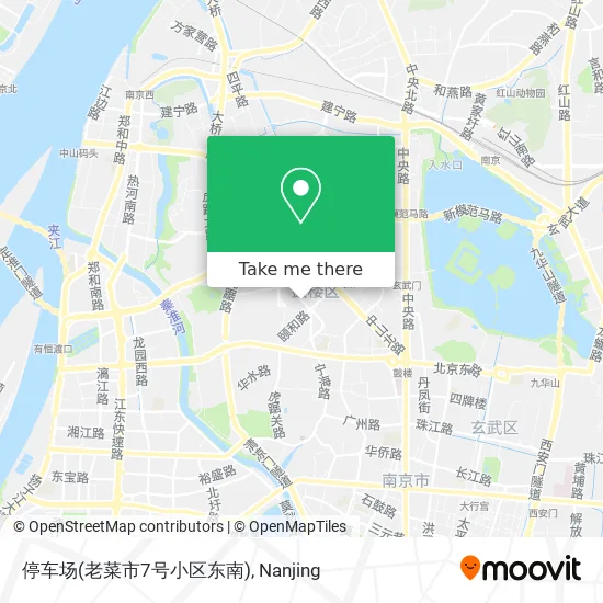 停车场(老菜市7号小区东南) map