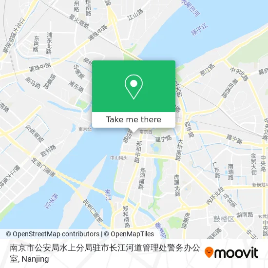 南京市公安局水上分局驻市长江河道管理处警务办公室 map