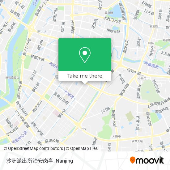 沙洲派出所治安岗亭 map