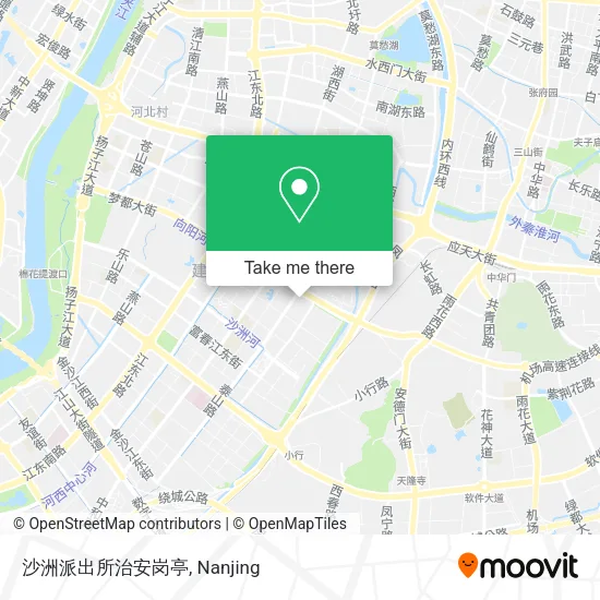 沙洲派出所治安岗亭 map