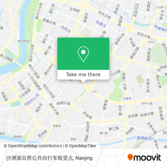 沙洲派出所公共自行车租赁点 map