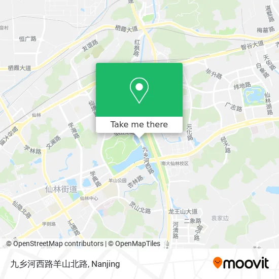 九乡河西路羊山北路 map