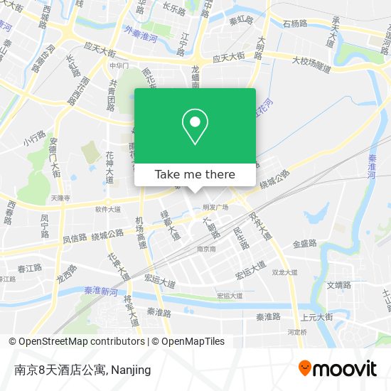 南京8天酒店公寓 map
