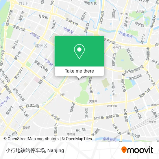 小行地铁站停车场 map