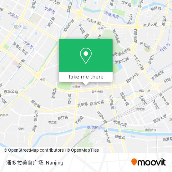 潘多拉美食广场 map