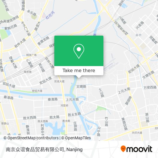 南京众谊食品贸易有限公司 map