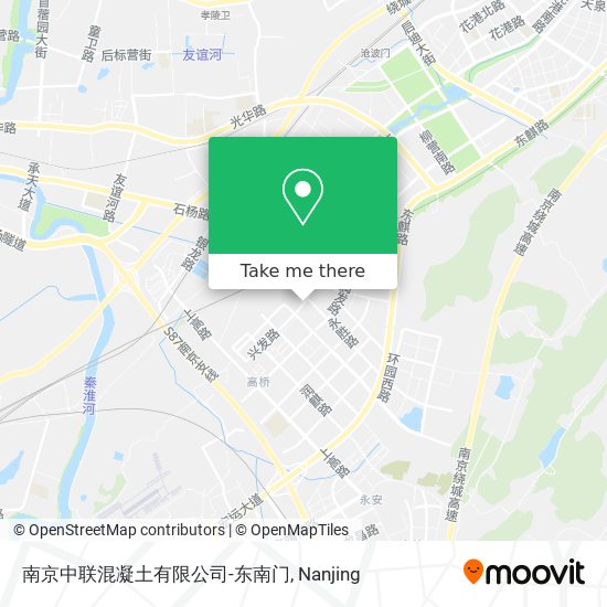 南京中联混凝土有限公司-东南门 map