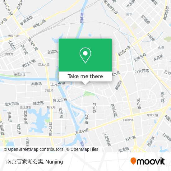 南京百家湖公寓 map