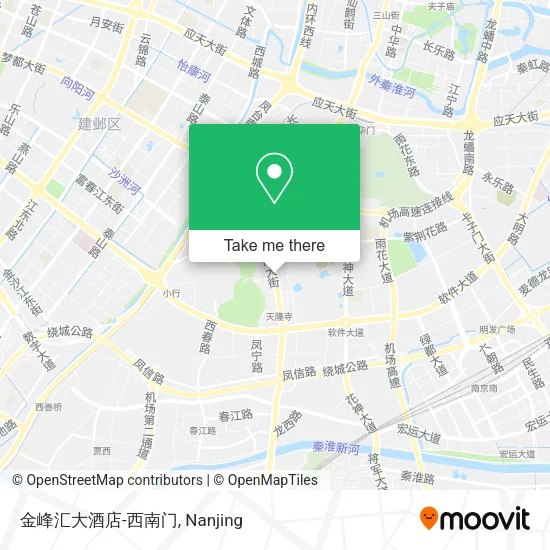金峰汇大酒店-西南门 map