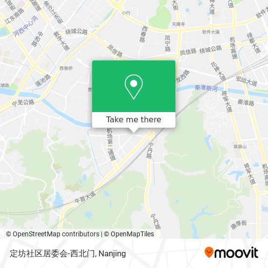 定坊社区居委会-西北门 map