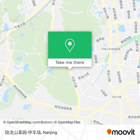 隐龙山墓园-停车场 map
