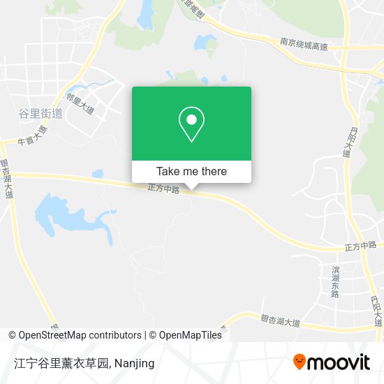 江宁谷里薰衣草园 map