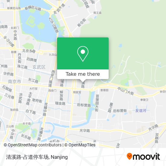 清溪路-占道停车场 map