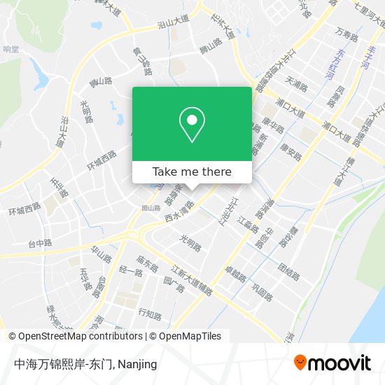 中海万锦熙岸-东门 map