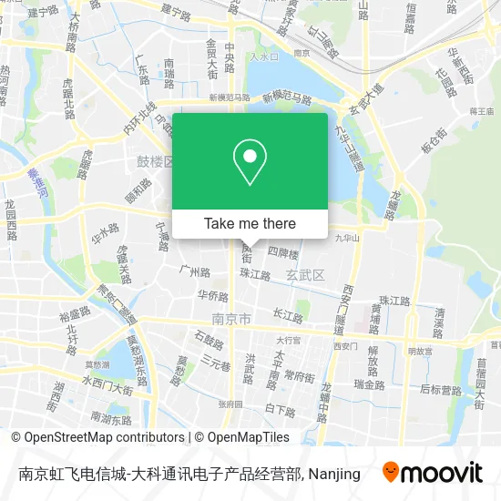 南京虹飞电信城-大科通讯电子产品经营部 map