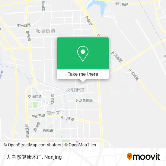 大自然健康木门 map