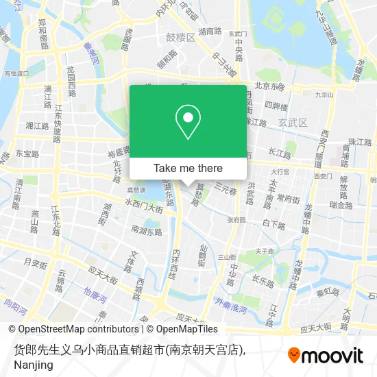 货郎先生义乌小商品直销超市(南京朝天宫店) map