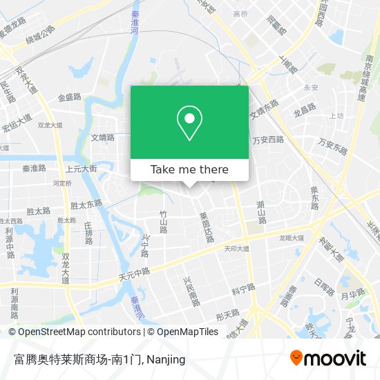 富腾奥特莱斯商场-南1门 map