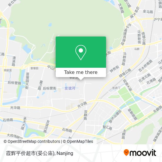 霞辉平价超市(晏公庙) map