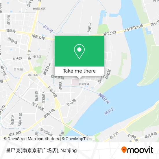 星巴克(南京京新广场店) map