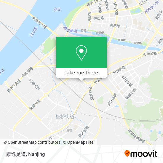 康逸足道 map