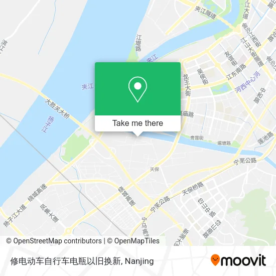 修电动车自行车电瓶以旧换新 map