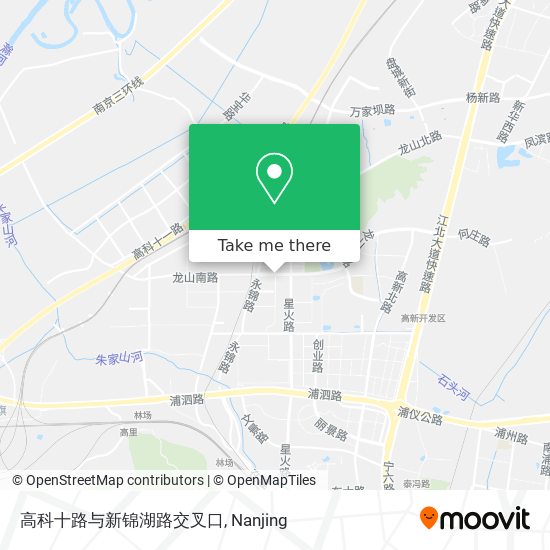 高科十路与新锦湖路交叉口 map