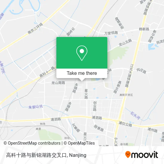 高科十路与新锦湖路交叉口 map