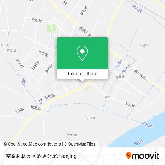 南京桥林园区酒店公寓 map