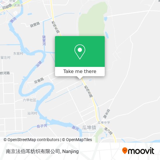 南京法伯耳纺织有限公司 map